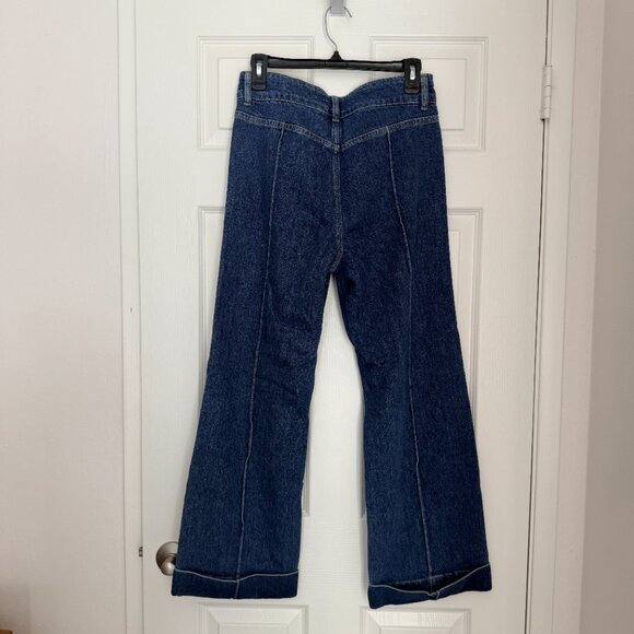 Frame Jeans 70s seamed high-rise straight-leg jeans Lago Di Como - Picture 3 of 6